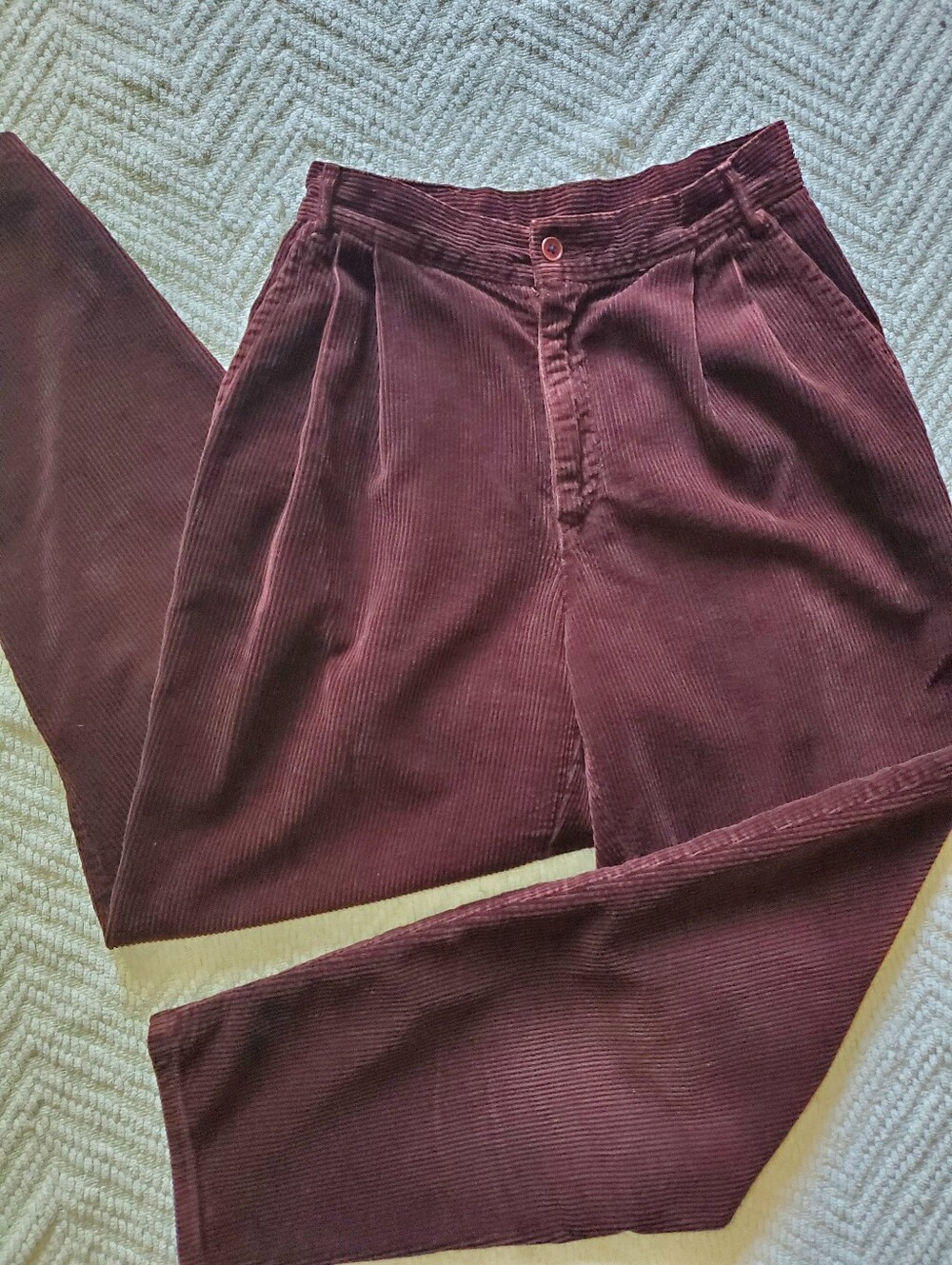 Vintage United Colors Of Benetton Brown Corduroy Trousers